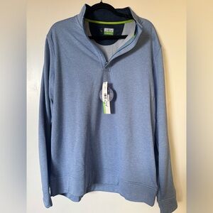 Tailorbyrd Performance Blue Quarter Zip